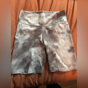 Nike Women's Athletic Shorts in Gray and White